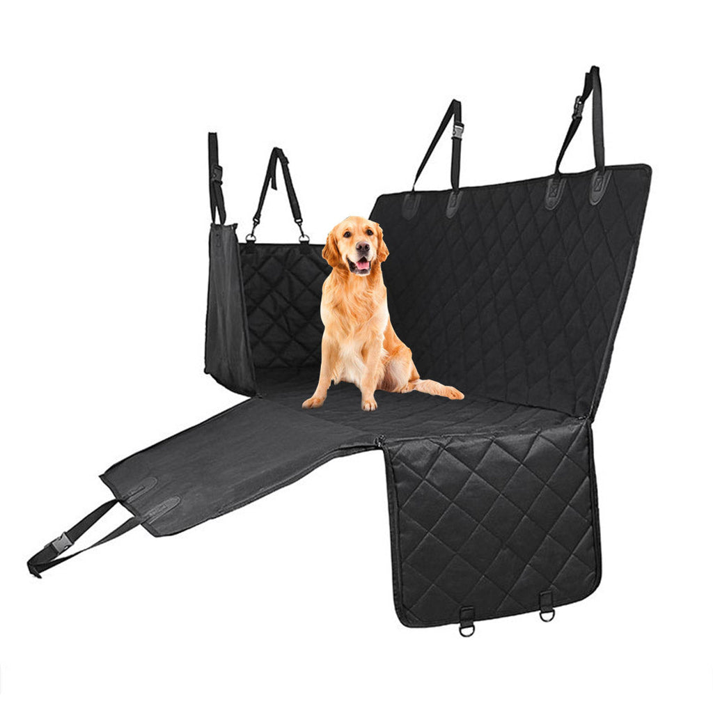 NNEAGS 600D Oxford Cloth Waterproof Dog Car Cover Back Seat Protector Hammock Non-Slip Pet Mat Black NNEAGS