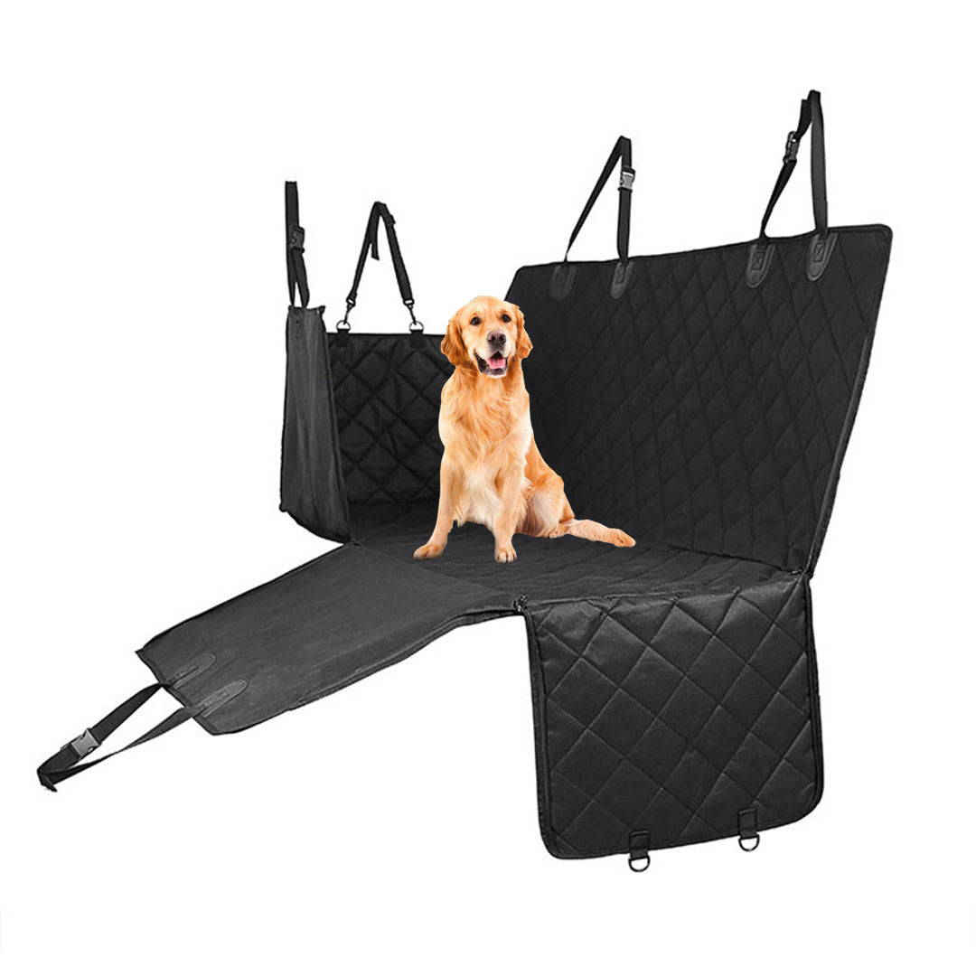 NNEAGS 600D Oxford Cloth Waterproof Dog Car Cover Back Seat Protector Hammock Non-Slip Pet Mat Black NNEAGS