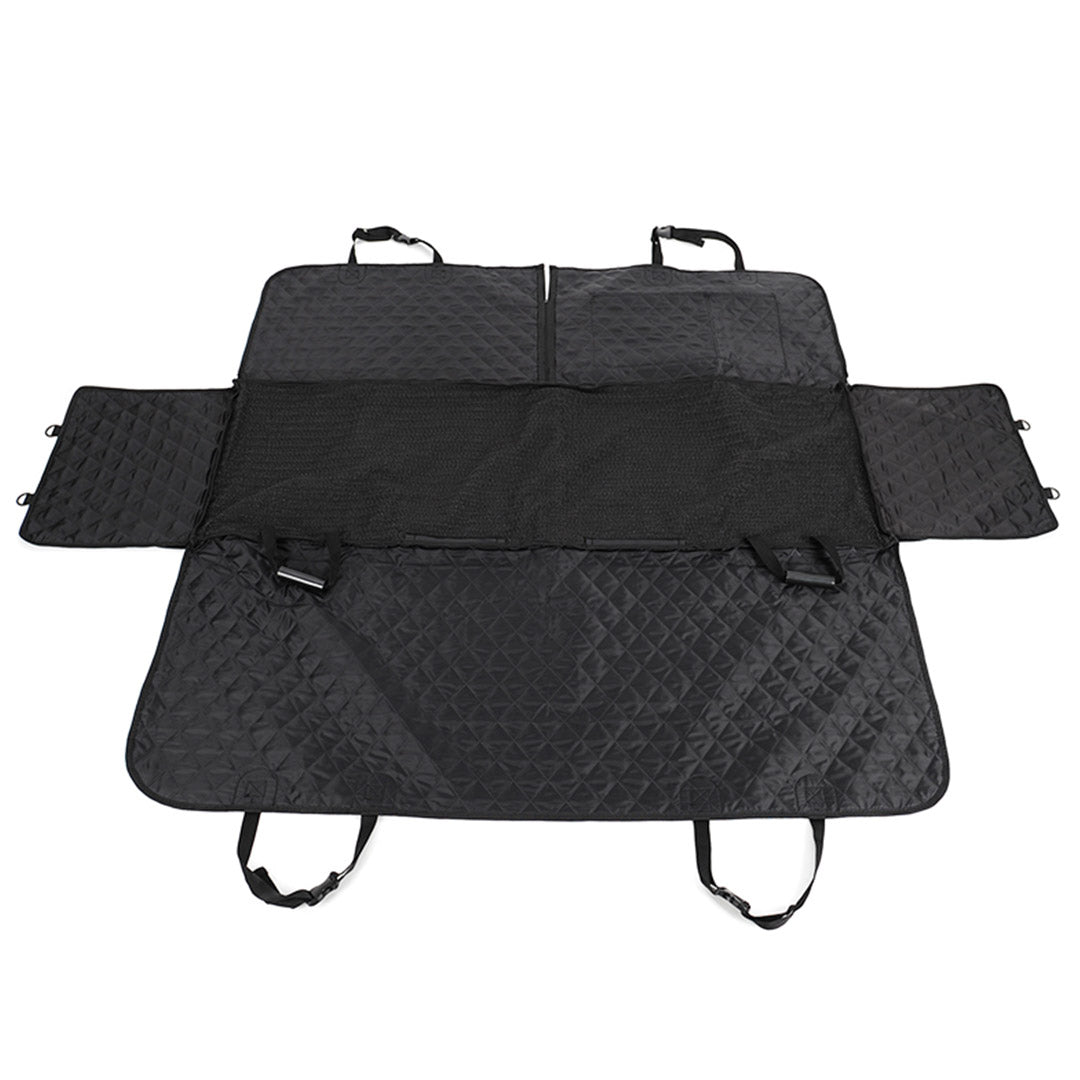 NNEAGS 600D Oxford Cloth Waterproof Dog Car Cover Back Seat Protector Hammock Non-Slip Pet Mat Black NNEAGS