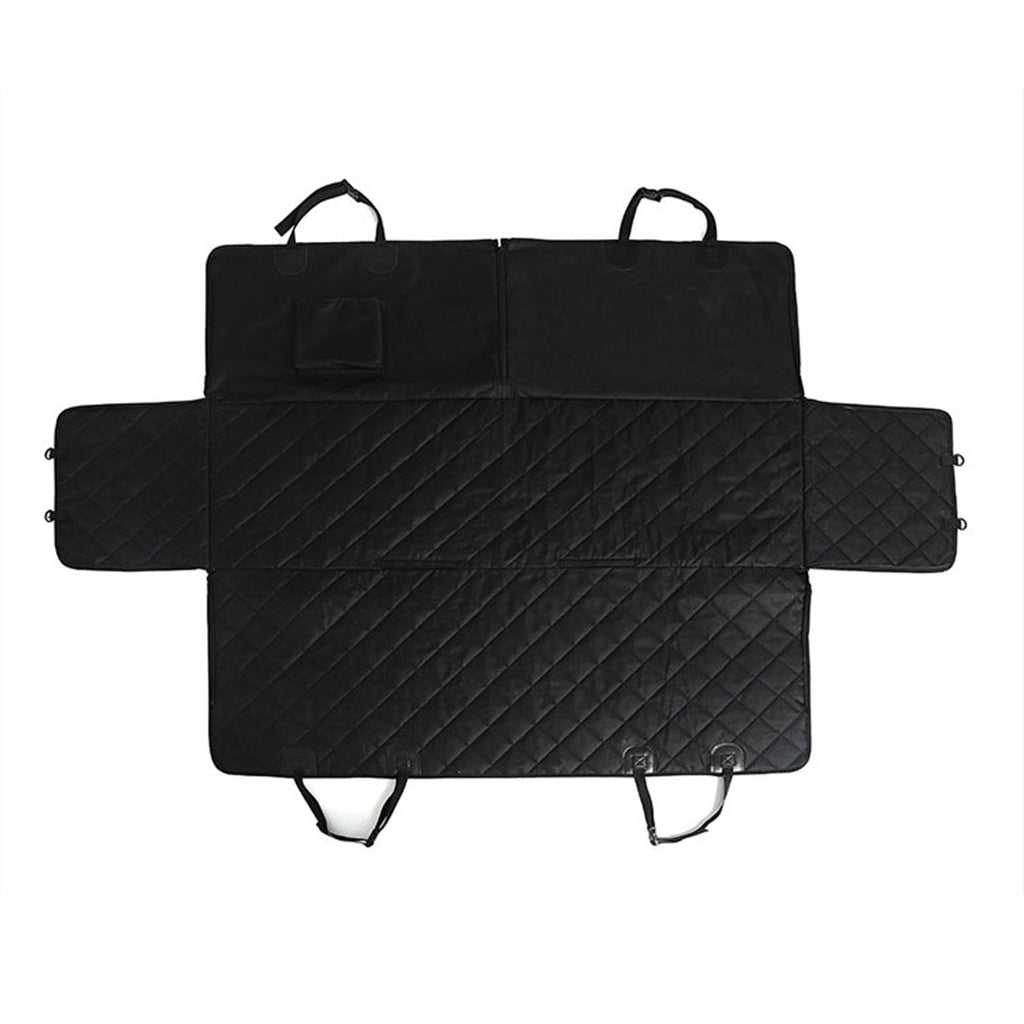 NNEAGS 600D Oxford Cloth Waterproof Dog Car Cover Back Seat Protector Hammock Non-Slip Pet Mat Black NNEAGS