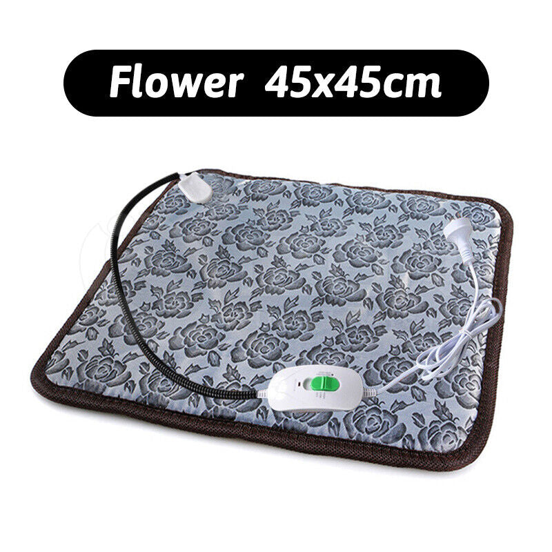 Large Pet Electric Heat Mat AU Plug Warmer Pad Blanket Waterproof Dog Cushion