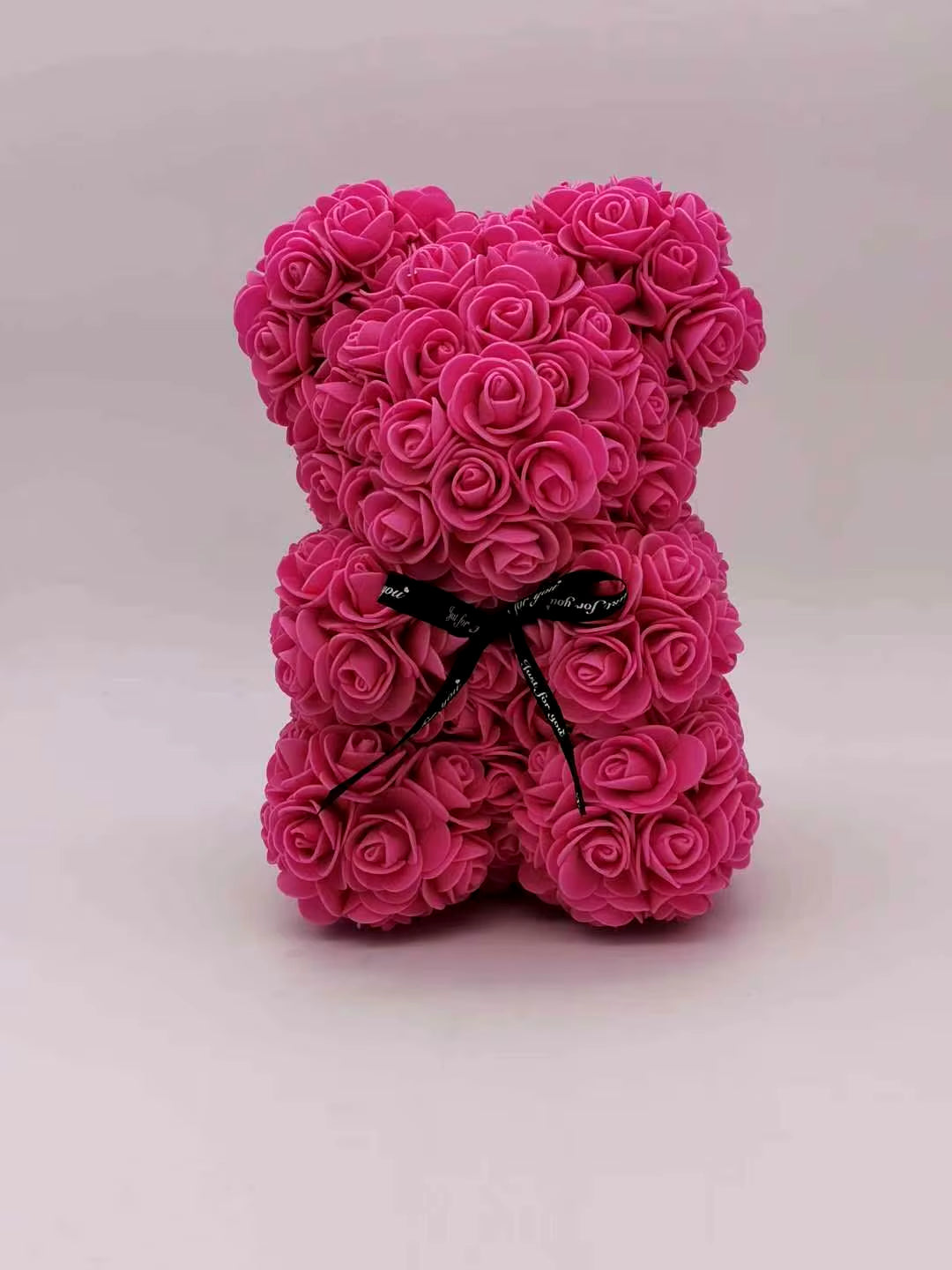 1Pc Valentine'S Day Gift Creative Rose Bear Gift PE Flower Romantic Foam Bear Hug Bear