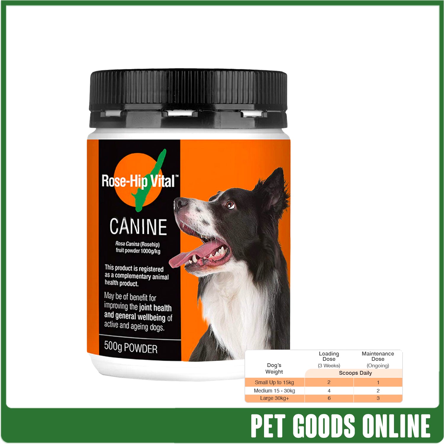 Rose-Hip Vital Canine Powder - 500G