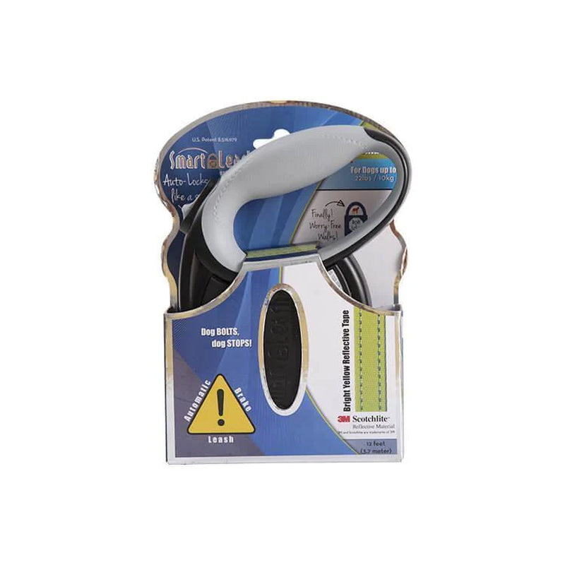 Smart Retractable Leash M – Blue, 14Ft, up to 40Lbs / 18Kg, with Safety Features for Every Walk