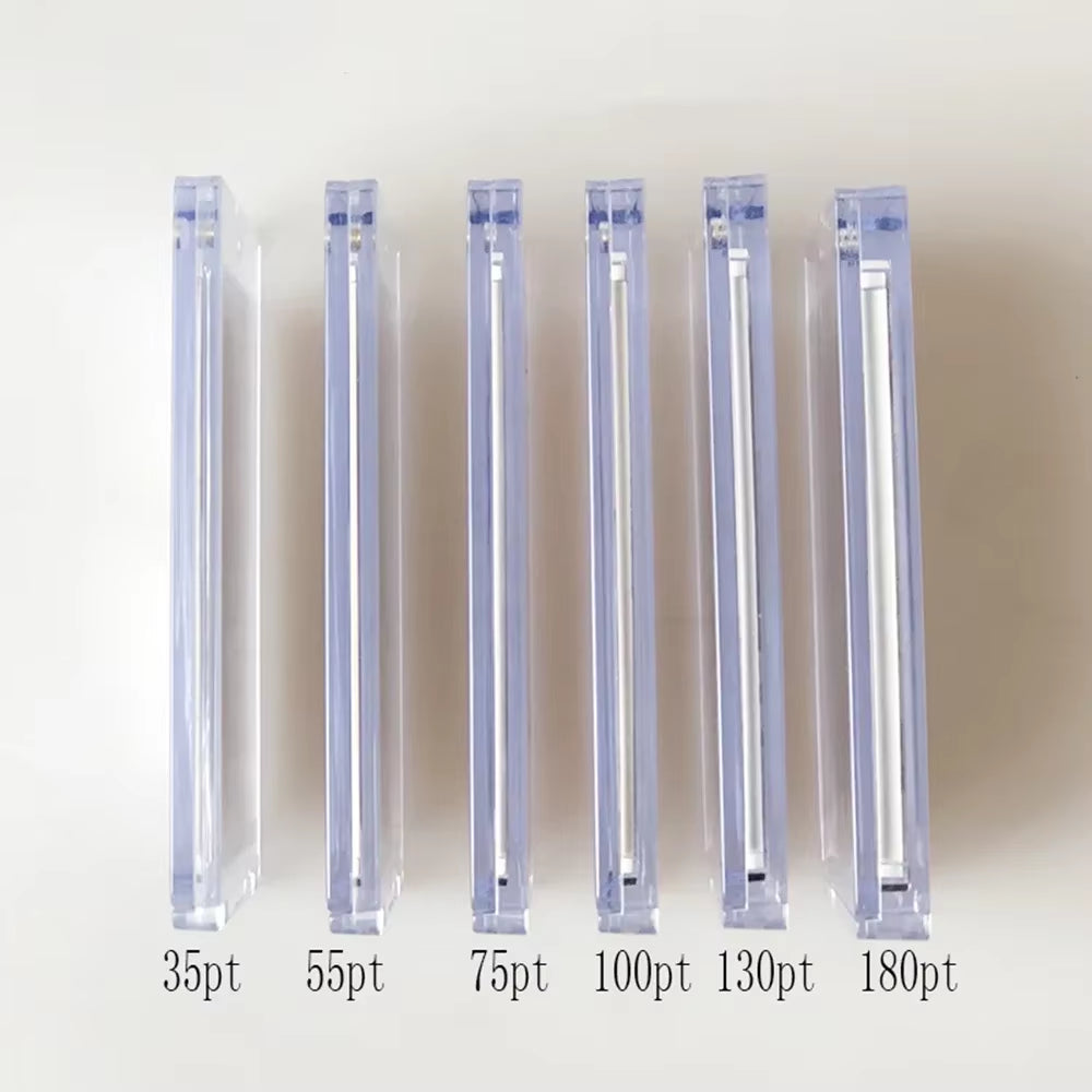 35/130/360PT Ultra Pro'S ONE-TOUCH UV Rookie Black Border Holder Premium Trading Card Storage Cases Magnetic for Standard Card