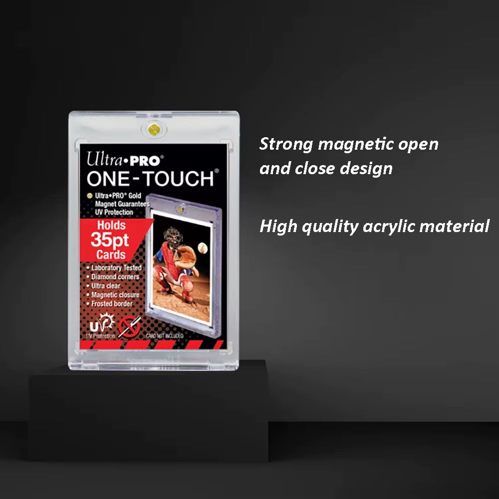 Ultra Pro One Touch Magnetic Standard Card Holder CASE of 25 Fits up to 35 Pt Card Sports Trading Cards Collecting Supplies