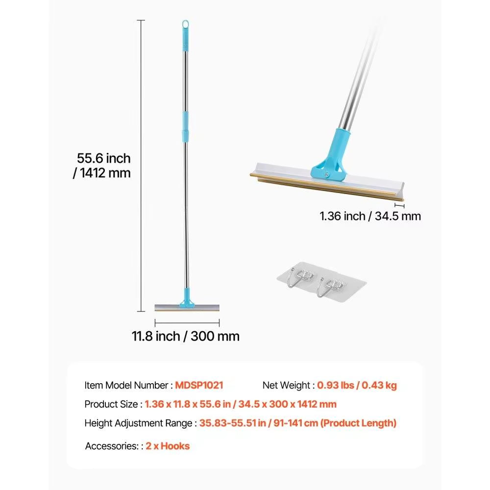 Pet Hair Removal Carpet Rake Adjustable Handle Pet Hair Broom Tool