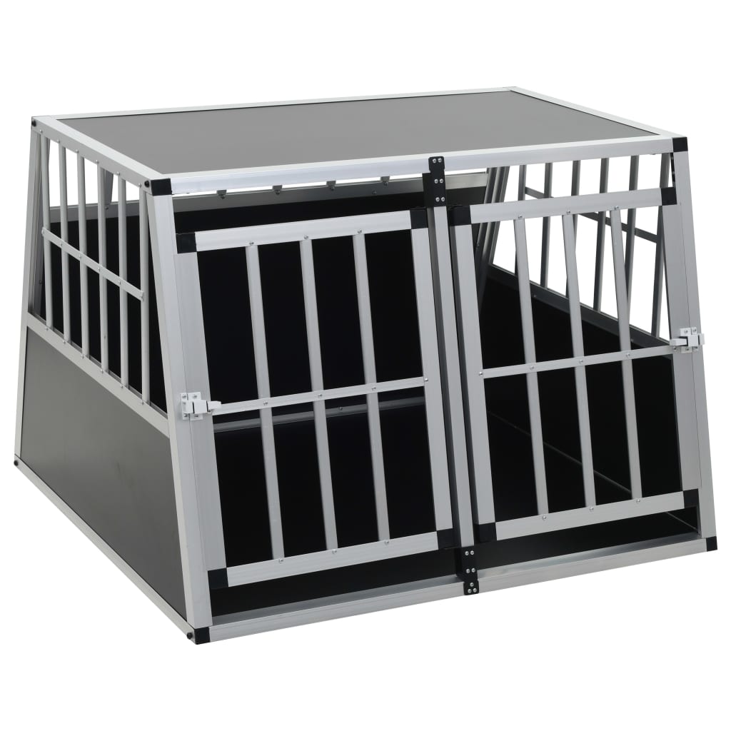NNEVL Dog Cage with Double Door 94x88x69 cm NNEVL