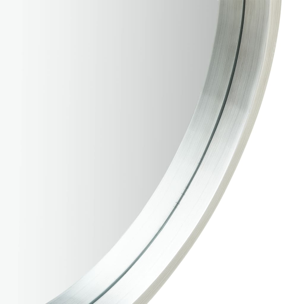 NNEVL Wall Mirror with Strap 60 cm Silver NNEVL