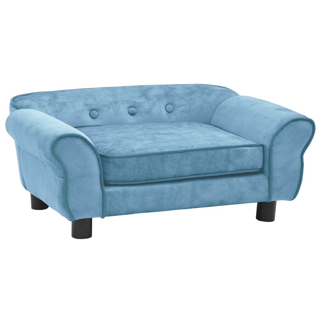 NNEVL Dog Sofa Turquoise 72x45x30 cm Plush NNEVL