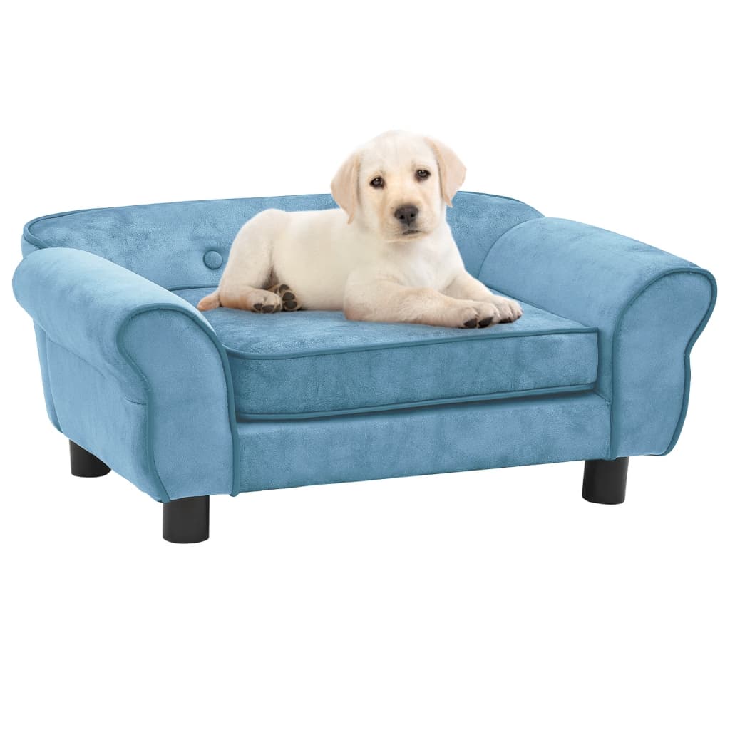 NNEVL Dog Sofa Turquoise 72x45x30 cm Plush NNEVL