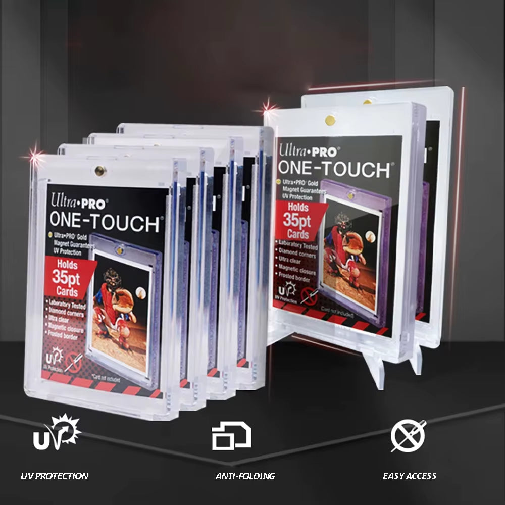 Ultra Pro One Touch Magnetic Standard Card Holder CASE of 25 Fits up to 35 Pt Card Sports Trading Cards Collecting Supplies