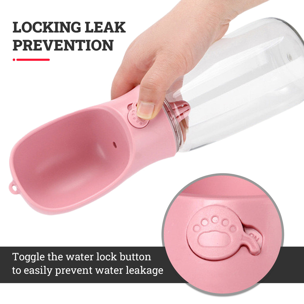 Pet Portable Water Bottle Puppy Dog Cat Cup Drinking Travel Outdoor Feeder Oz