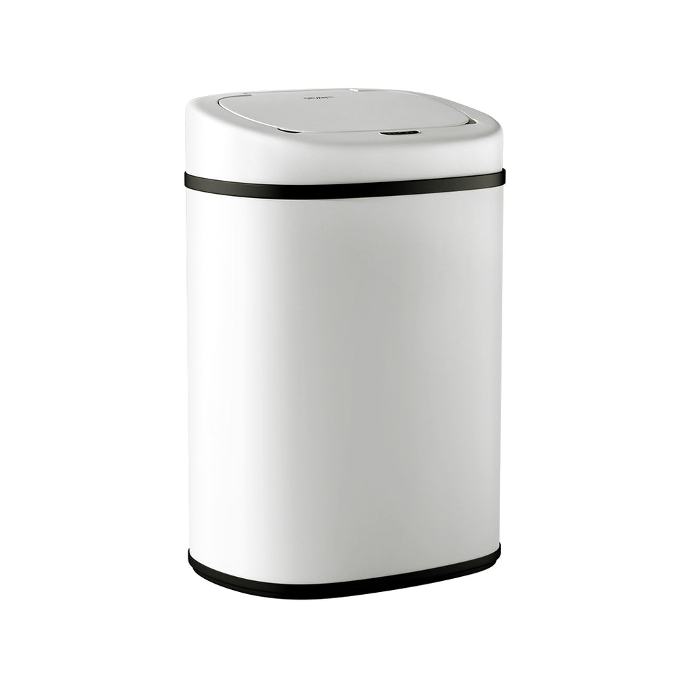 NNEDSZ 82L Motion Sensor Bin Rubbish Automatic White NNEDSZ