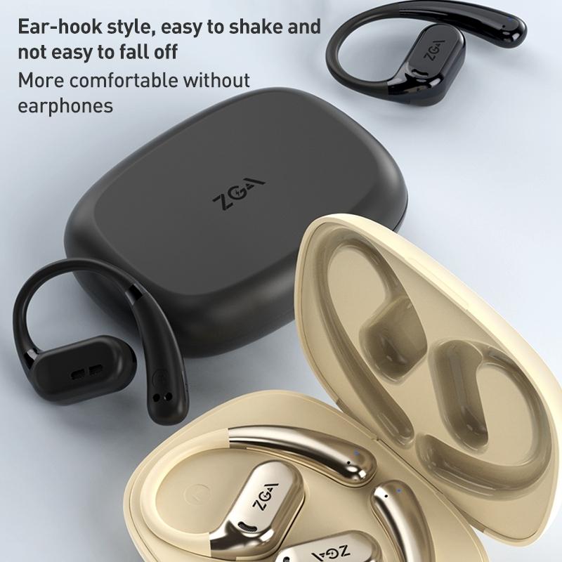 NNEDSZ Wireless Bluetooth Earphone Ear-Mounted - Black NNEDSZ