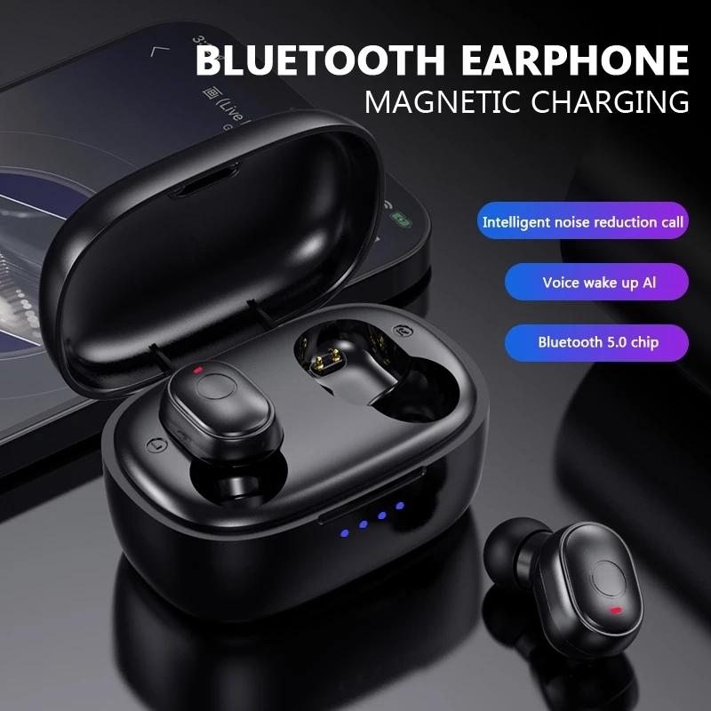 NNEDSZ Waterproof Mini Touch-Control Bluetooth Earphones With Noise Cancelling NNEDSZ