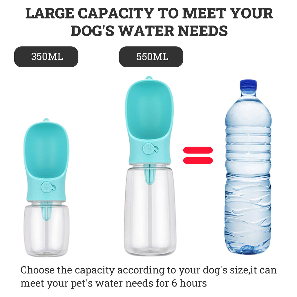 Pet Portable Water Bottle Puppy Dog Cat Cup Drinking Travel Outdoor Feeder Oz