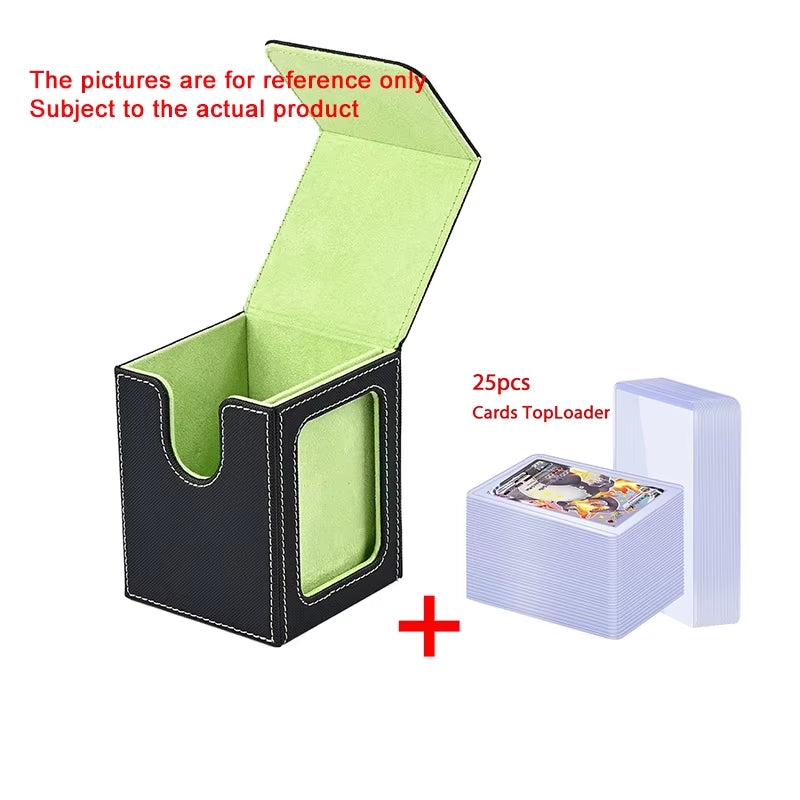 25PCS Transparent PVC Card Sleeves Game Card Hard Plastic Card Sleeves Card Protective Card Holder Trading Cards Case