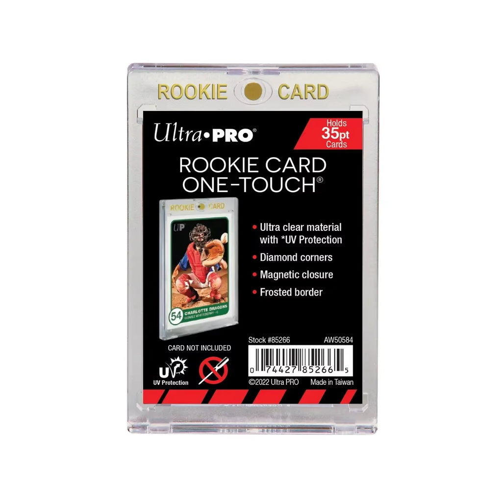 35/130/360PT Ultra Pro'S ONE-TOUCH UV Rookie Black Border Holder Premium Trading Card Storage Cases Magnetic for Standard Card