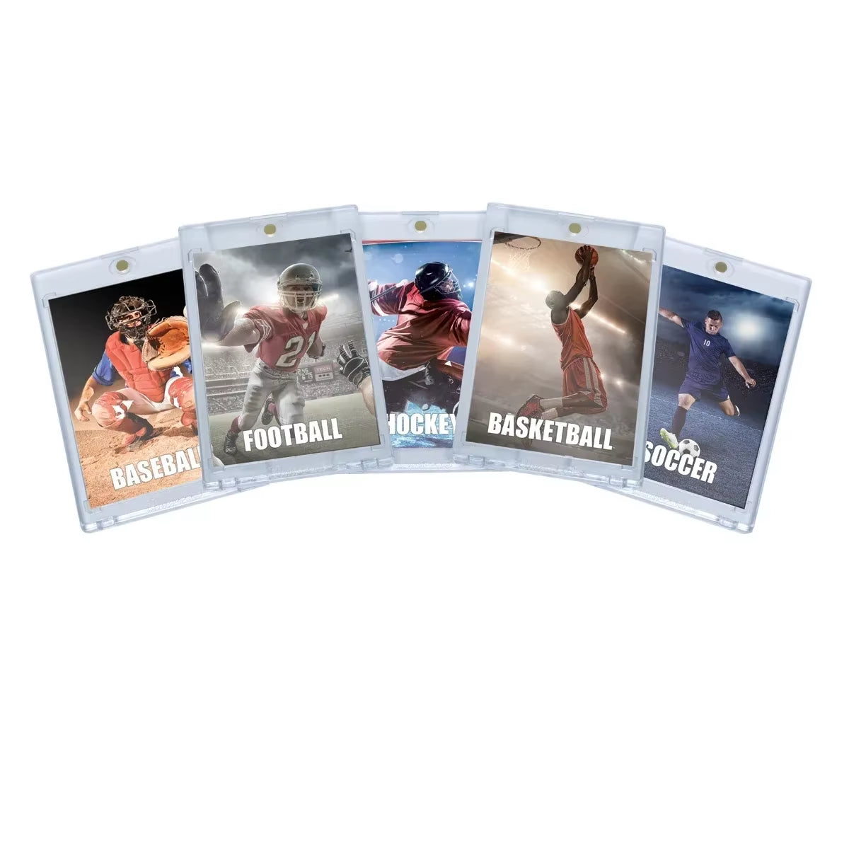 Ultra Pro 35/55/75/130/180/360PT Card Bricks Football/Basketball/Idol TCG One Touch Holder Semi Rigid Top Loaders Case Protecter