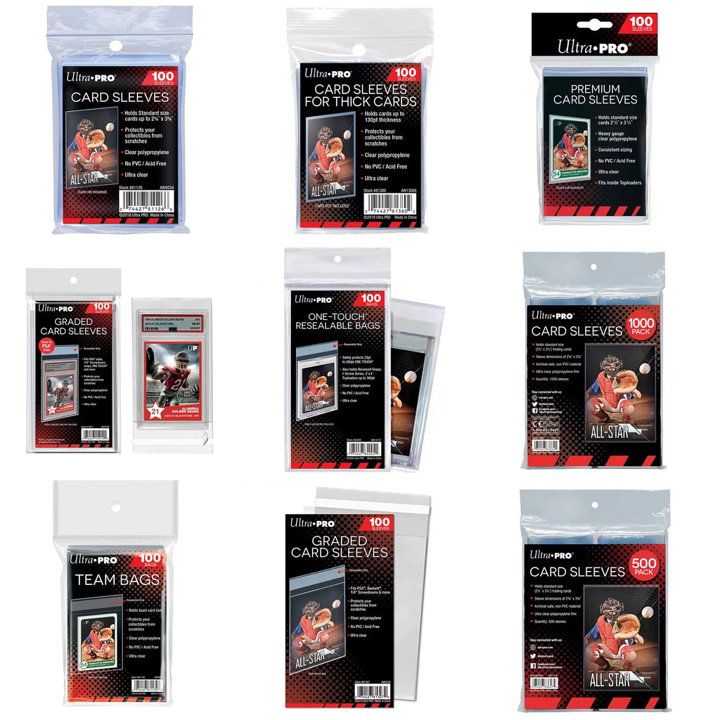 Ultra Pro Graded Sports Card Sleeves TCG Sealable One-Touch Premium Thick 35/130 Team Bags Game Protector Cards Cover Shield