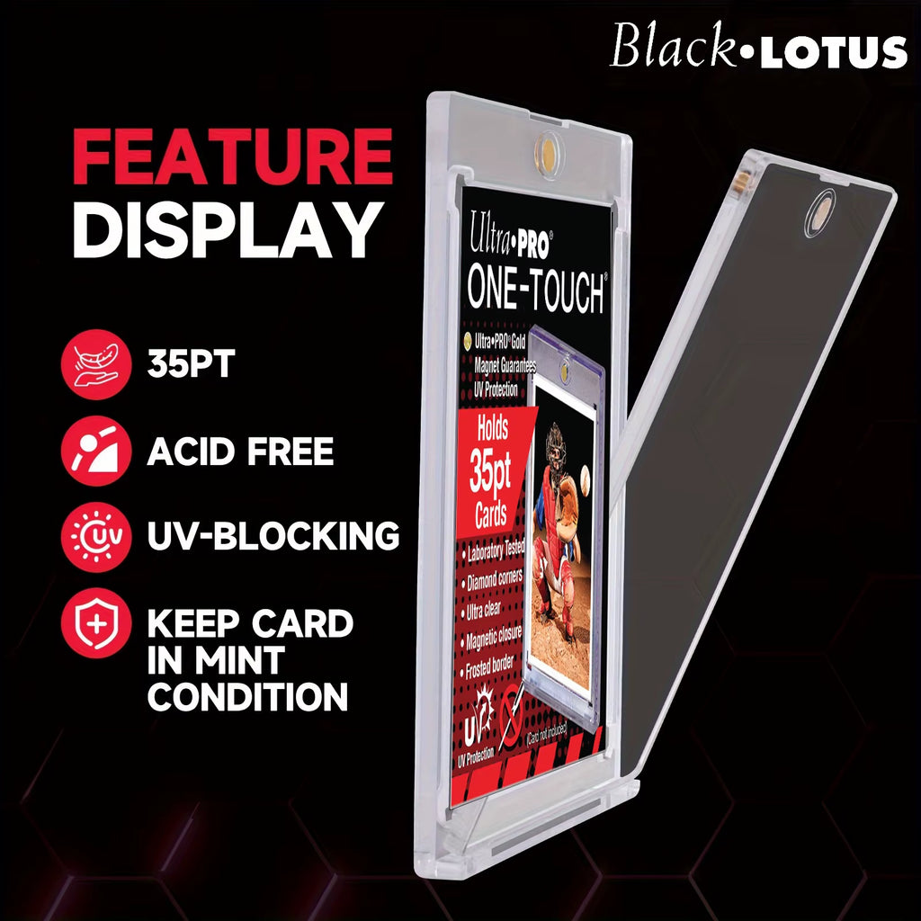 Ultra Pro One Touch Magnetic Standard Card Holder CASE of 25 Fits up to 35 Pt Card Sports Trading Cards Collecting Supplies